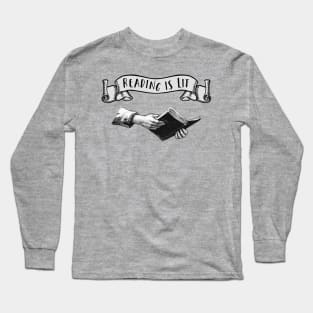 Reading Is Lit Long Sleeve T-Shirt